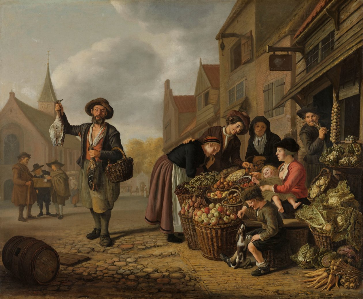 A Zöldségbolt De Buyskool alkotó: Jan Victors
