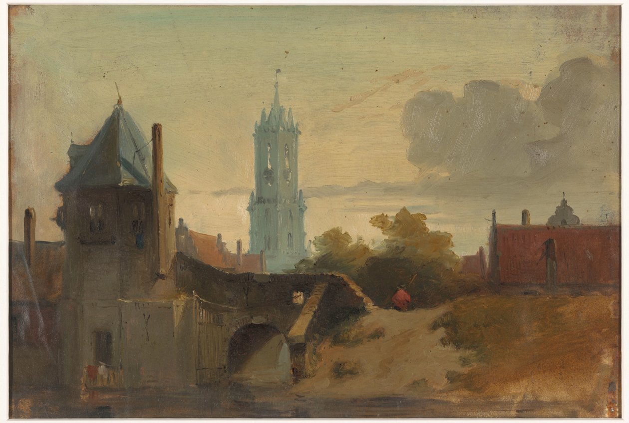 Delft kilátása alkotó: Jan Weissenbruch