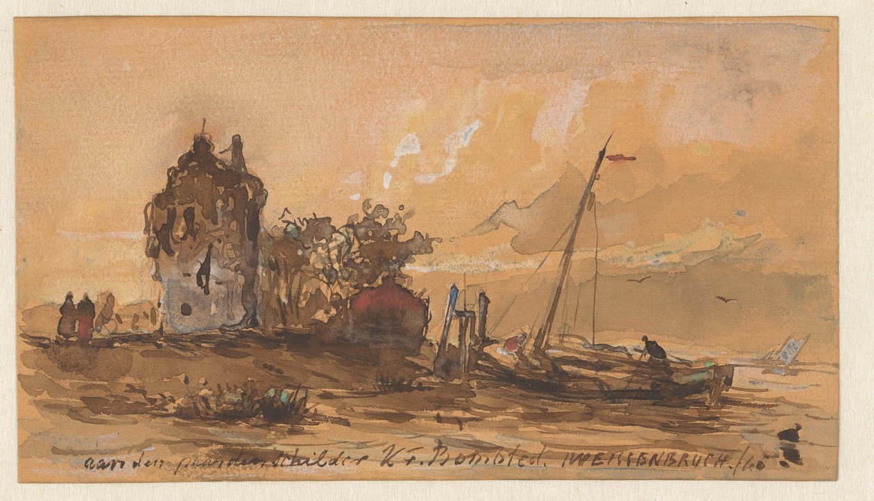 Folyókép alkotó: Jan Weissenbruch