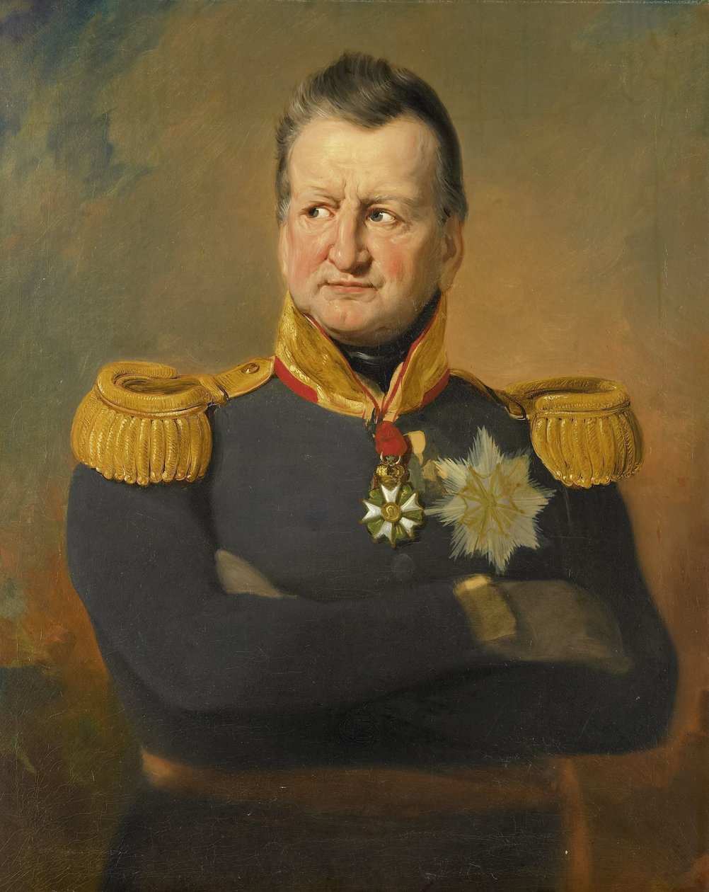 David Hendrik Chassé báró altábornagy portréja alkotó: Jan Willem Pieneman