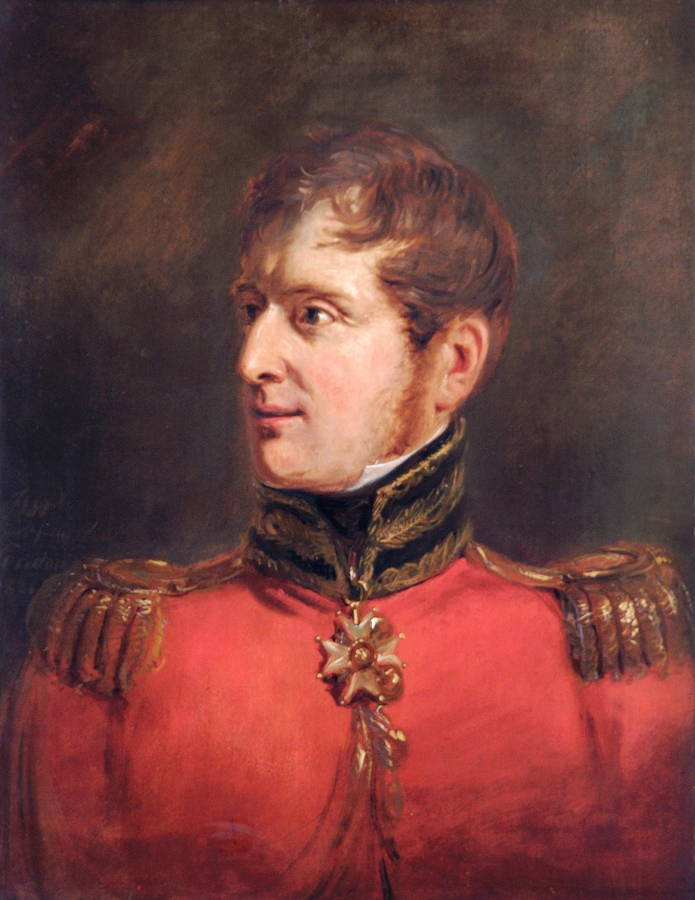 Lord Fitzroy James Henry Somerset tábornagy portréja, brit katona, 1821 alkotó: Jan Willem Pieneman
