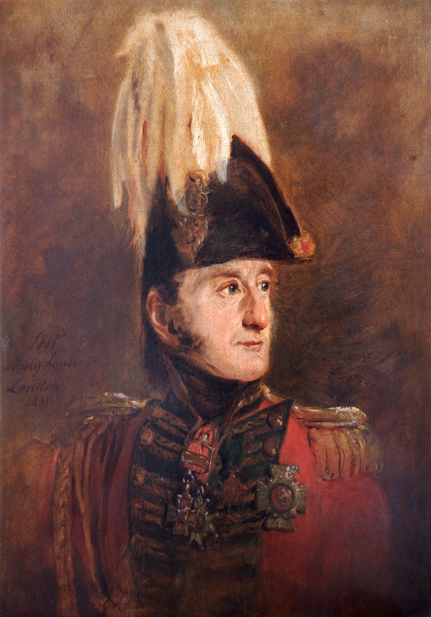 Lord Edward Somerset tábornok, brit katona portréja, 1821 alkotó: Jan Willem Pieneman
