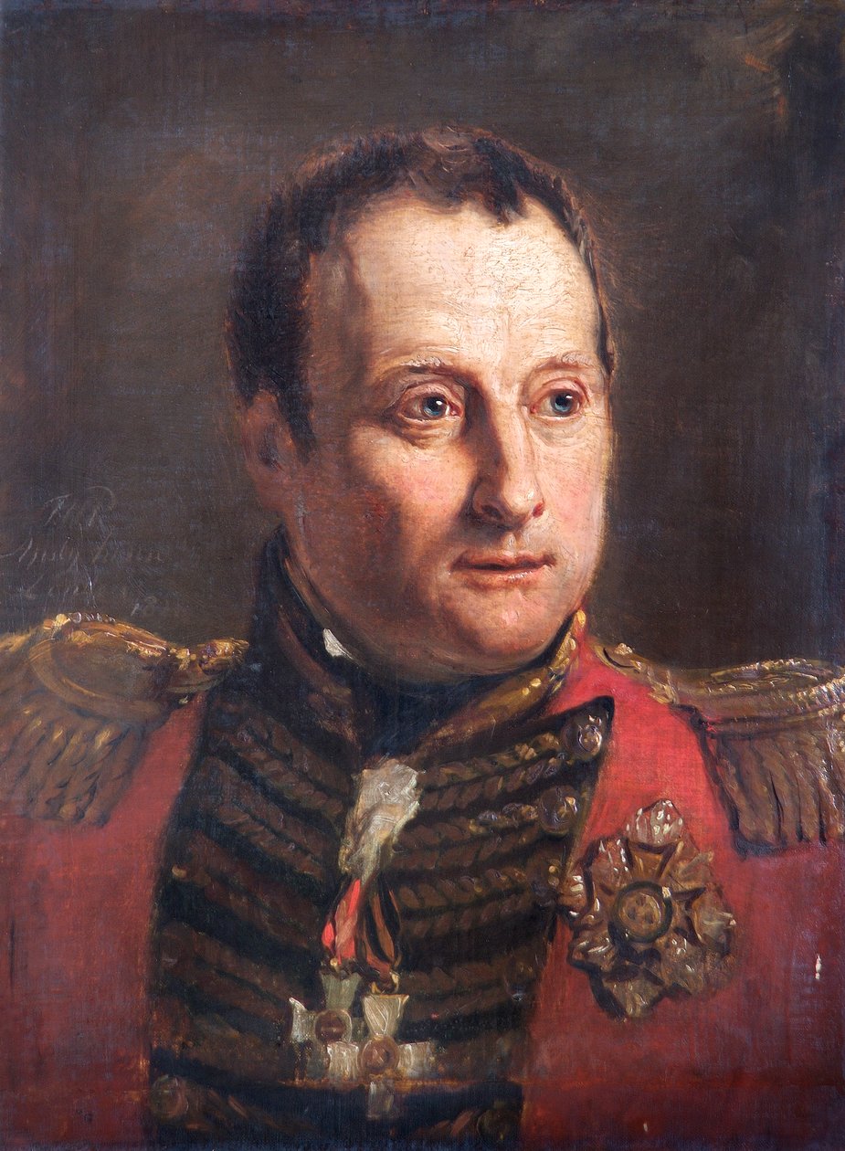 Rowland Hill tábornok, brit katona portréja, 1821 alkotó: Jan Willem Pieneman