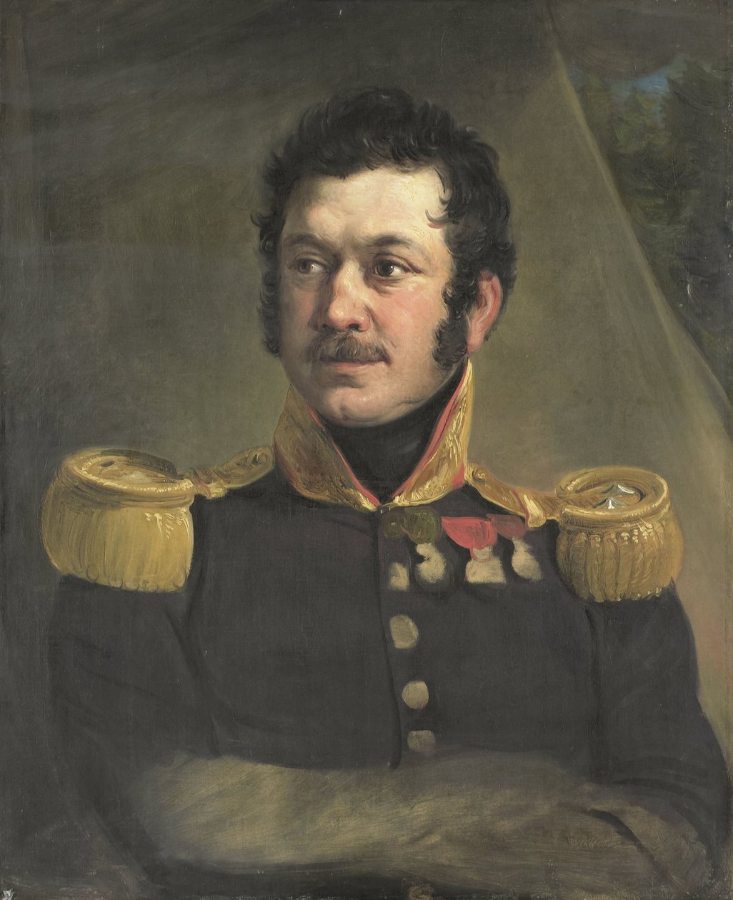 Frederik Knotzer altábornagy portréja alkotó: Jan Willem Pieneman