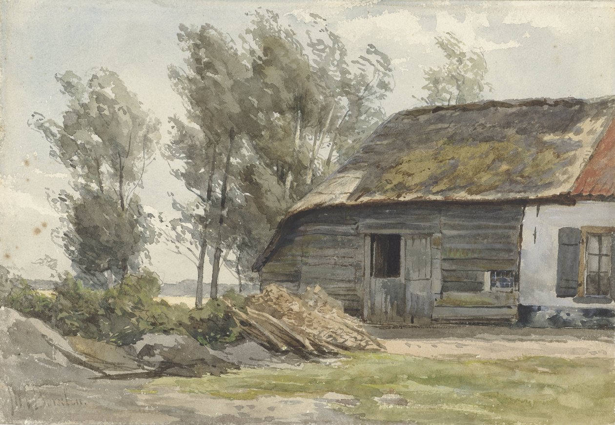 Gazda tanya csűrrel alkotó: Jan Willem van Borselen