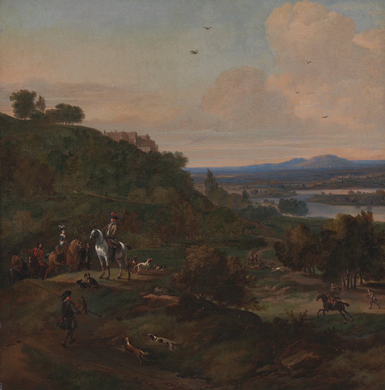 Heron Hawking a Stirling-kastély alatt alkotó: Jan Wyck