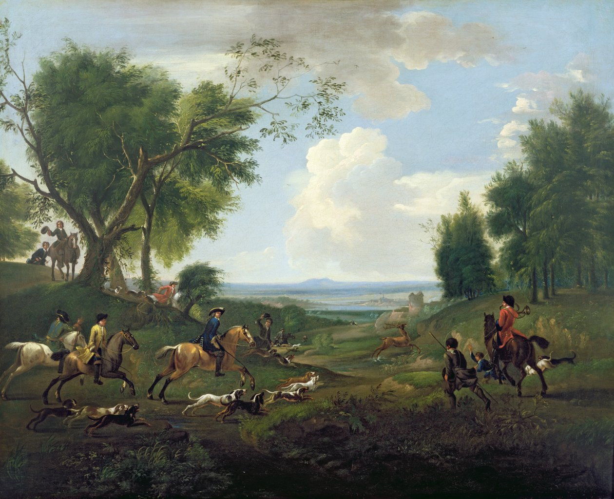Vadászjelenet alkotó: Jan Wyck