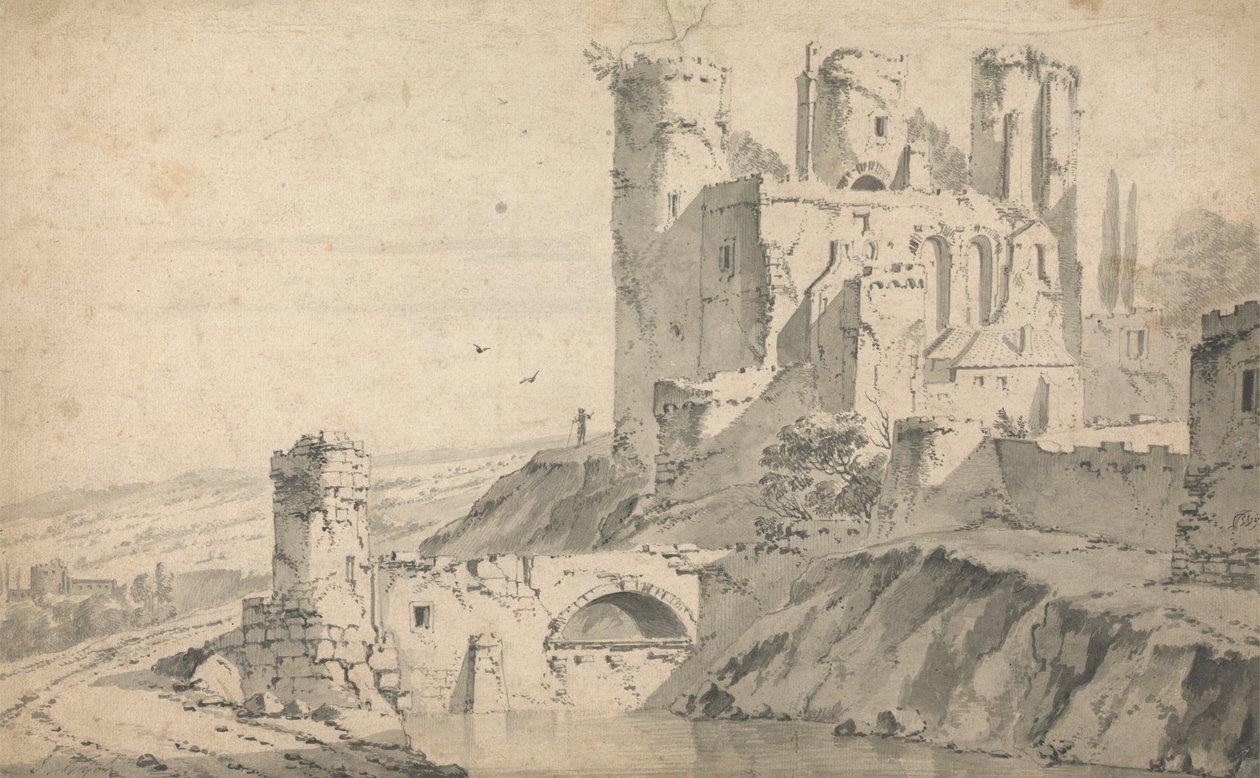 Romos kastély a folyón alkotó: Jan Wyck