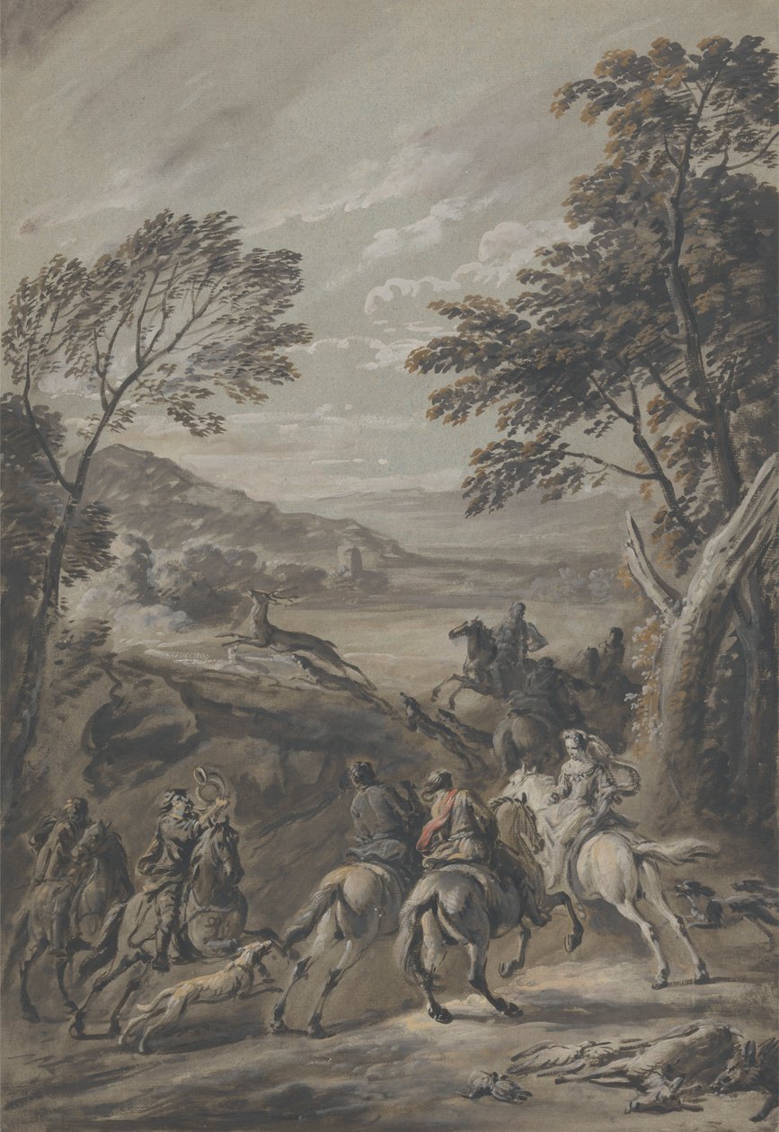 Staghunt alkotó: Jan Wyck