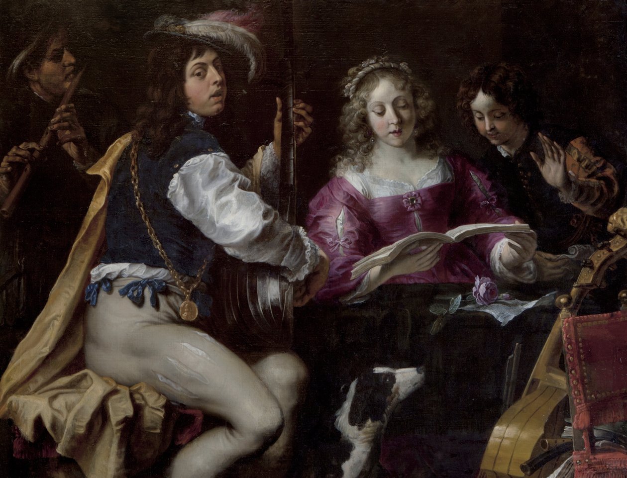 A koncert alkotó: Jan attr. to Cossiers