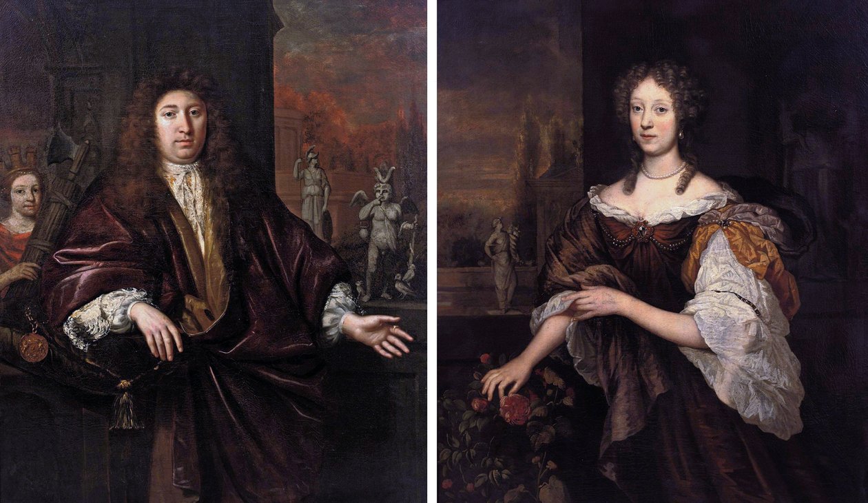 Gisbert Cuper portréja Aleida van Suchtelen portréja alkotó: Jan de Baen