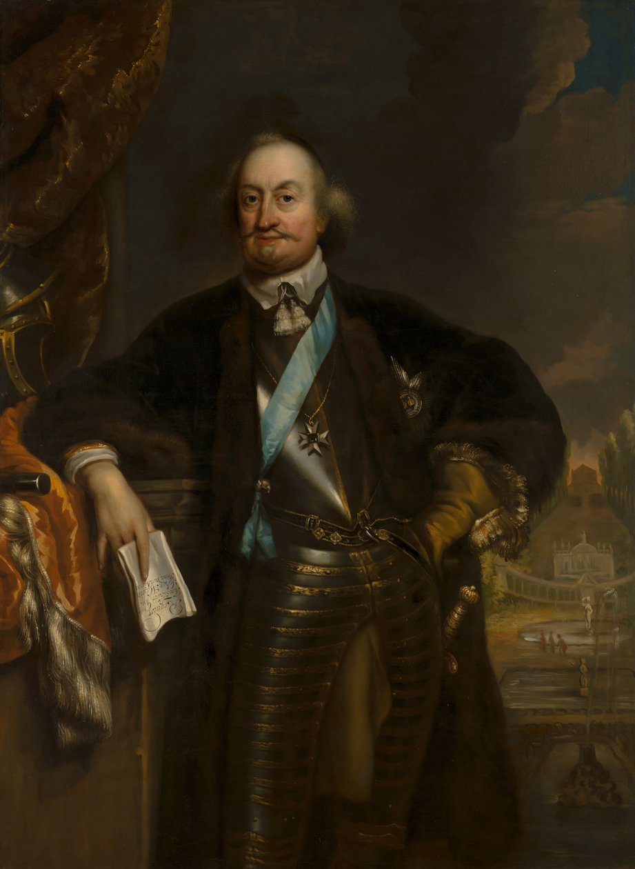 Johan Maurits (1604-1679), Nassau-Siegen grófjának, a Mauritshuis alapítójának portréja. alkotó: Jan de Baen