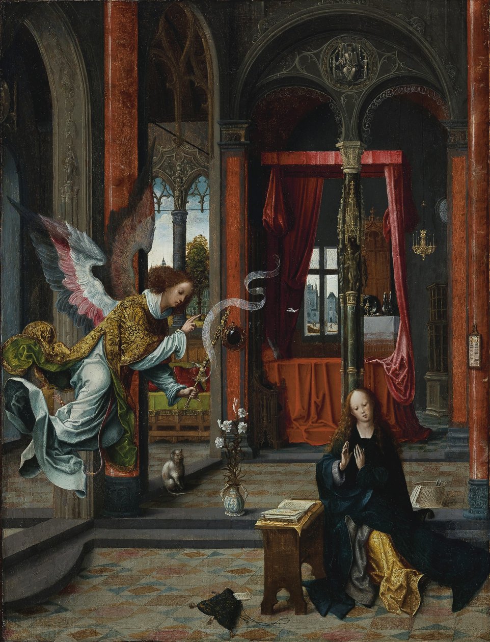 Annunciation alkotó: Jan de Beer