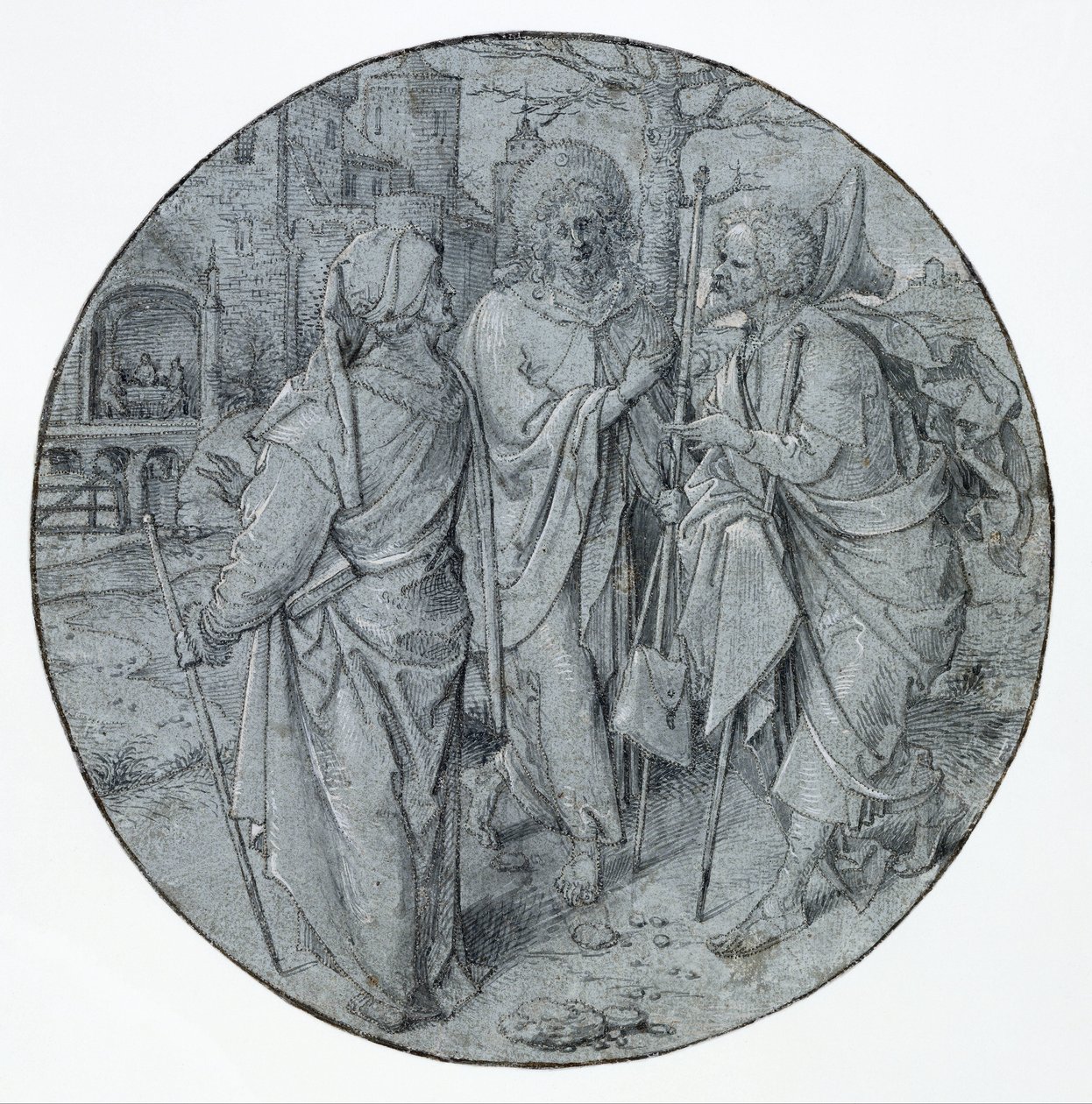 Krisztus Emmausban alkotó: Jan de Beer