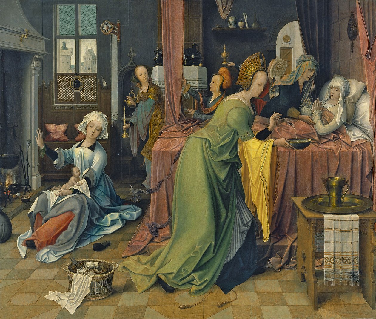 A Szűz születése alkotó: Jan de Beer
