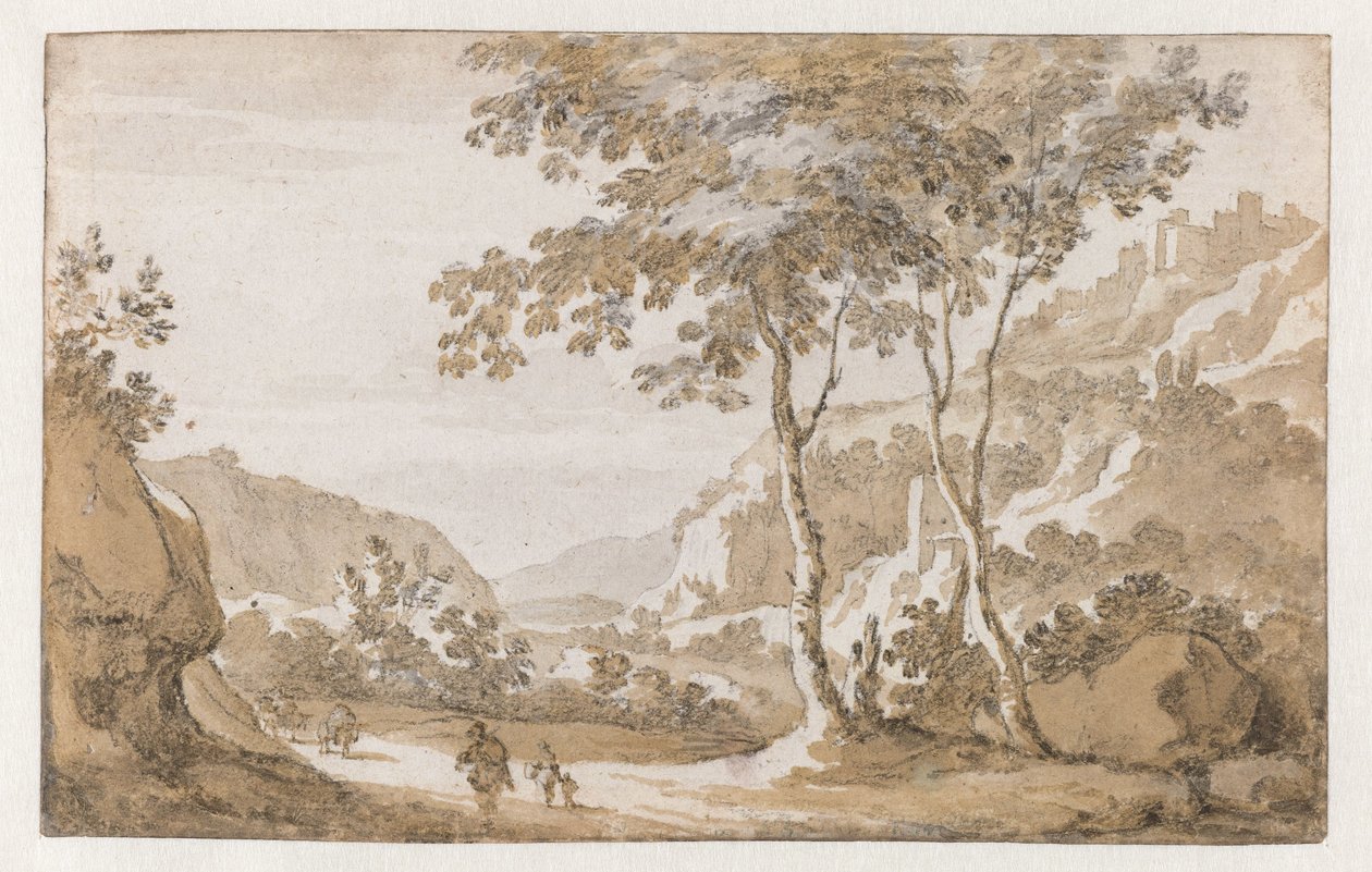 Albano nyugatról nézve alkotó: Jan de Bisschop (attributed to)