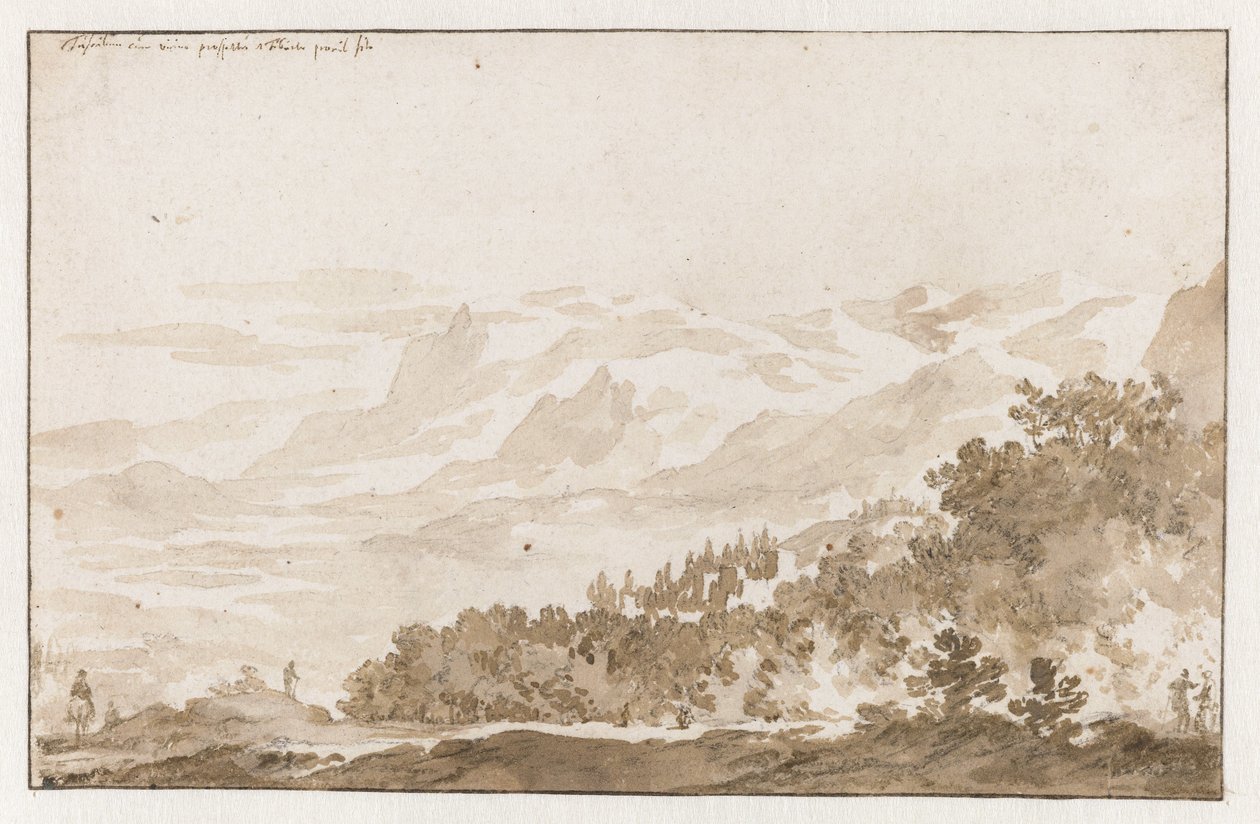 A Tusculum (Frascati) Zuidwestenből származik alkotó: Jan de Bisschop