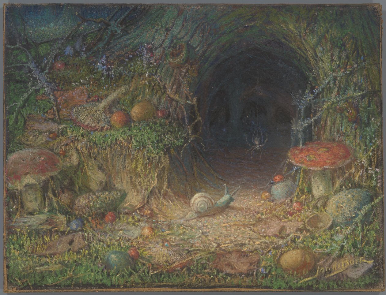 Az öreg fa alatt alkotó: Jan de Boer (signed by artist)