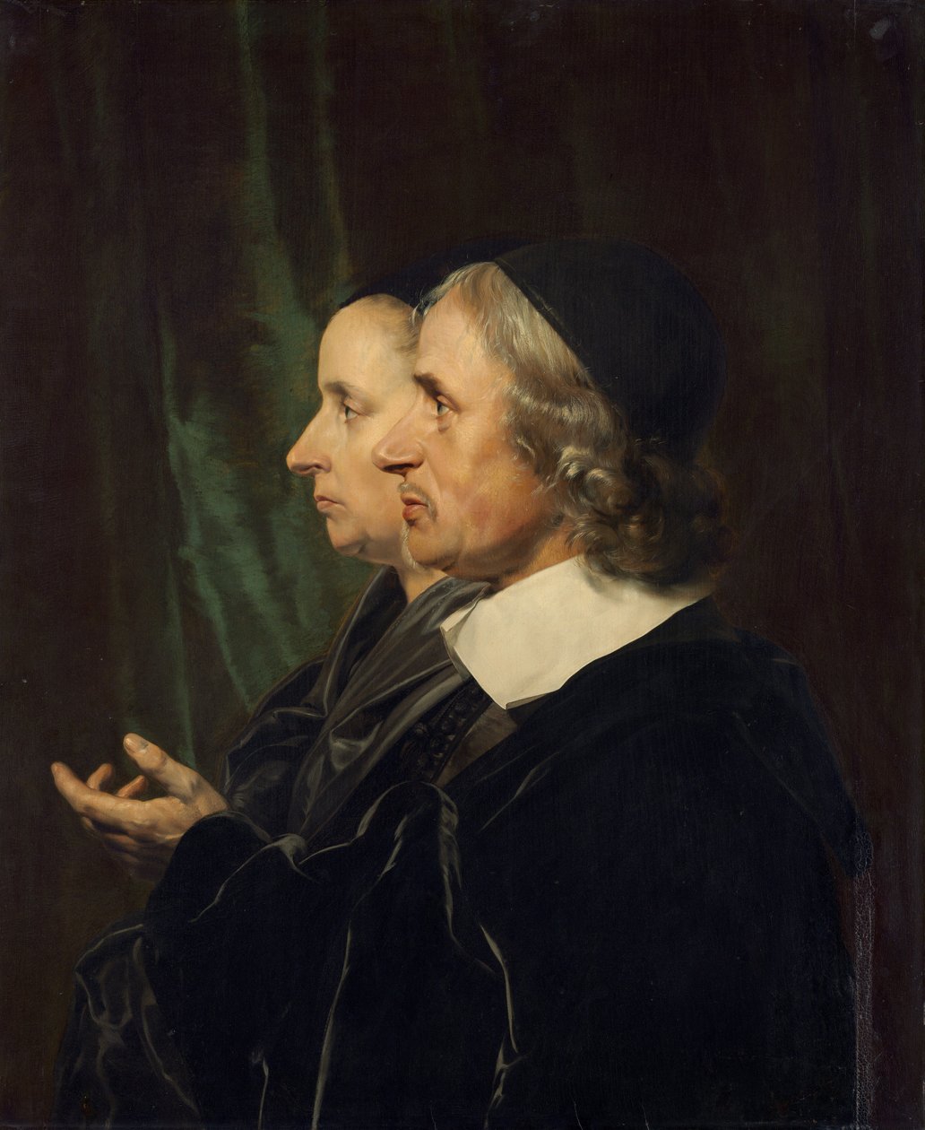 A művész szüleinek, Salomon de Braynek és Anna Westerbaennek portréja, 1664. alkotó: Jan de Bray