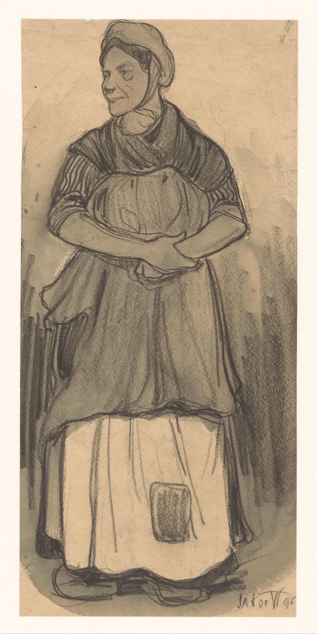 Női alkotó: Jan de Waardt (signed by artist)