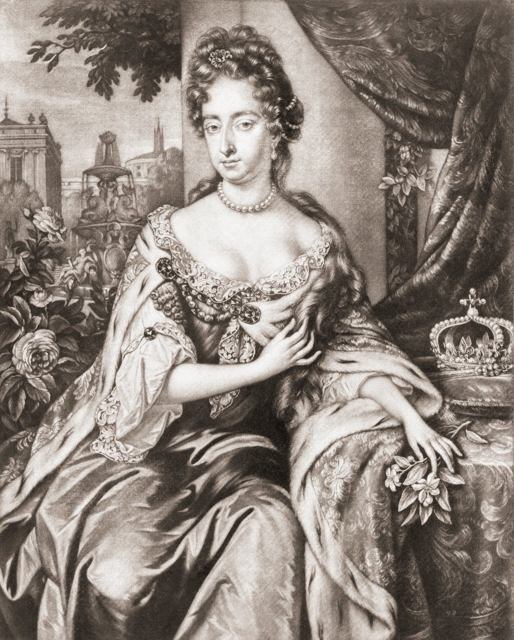 II. Mária angol, skóciai és ír királynő. alkotó: Jan or Verkolye (after) Verkolje