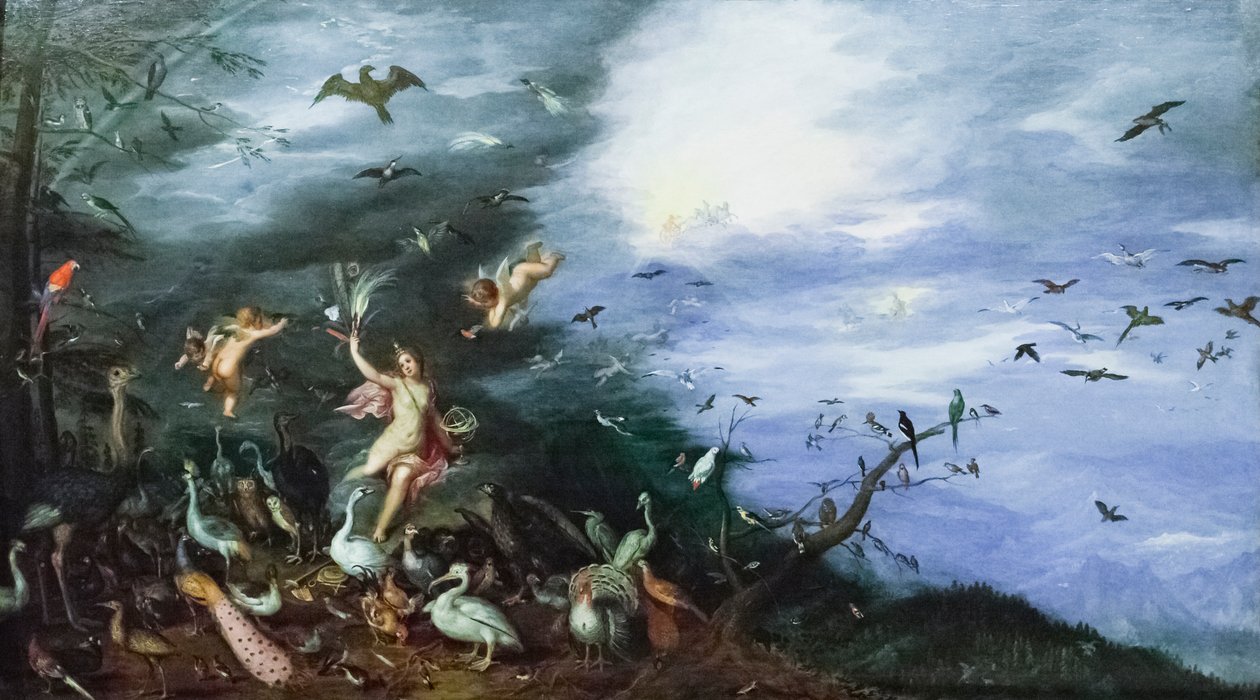 A levegő allegóriája alkotó: Jan the Elder Brueghel