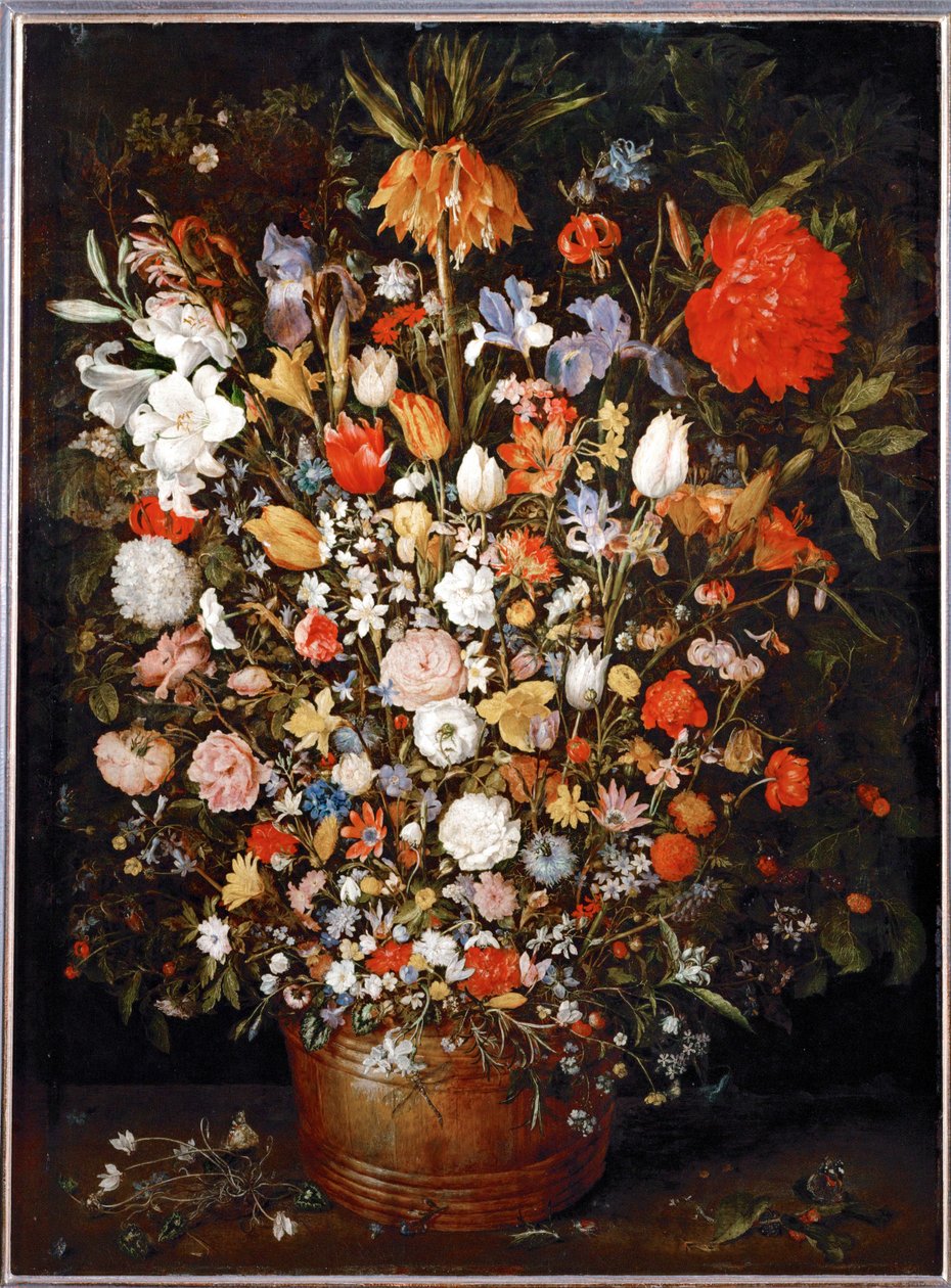 Nagy virágcsokor egy ... (olaj tölgyfára) alkotó: Jan the Elder Brueghel