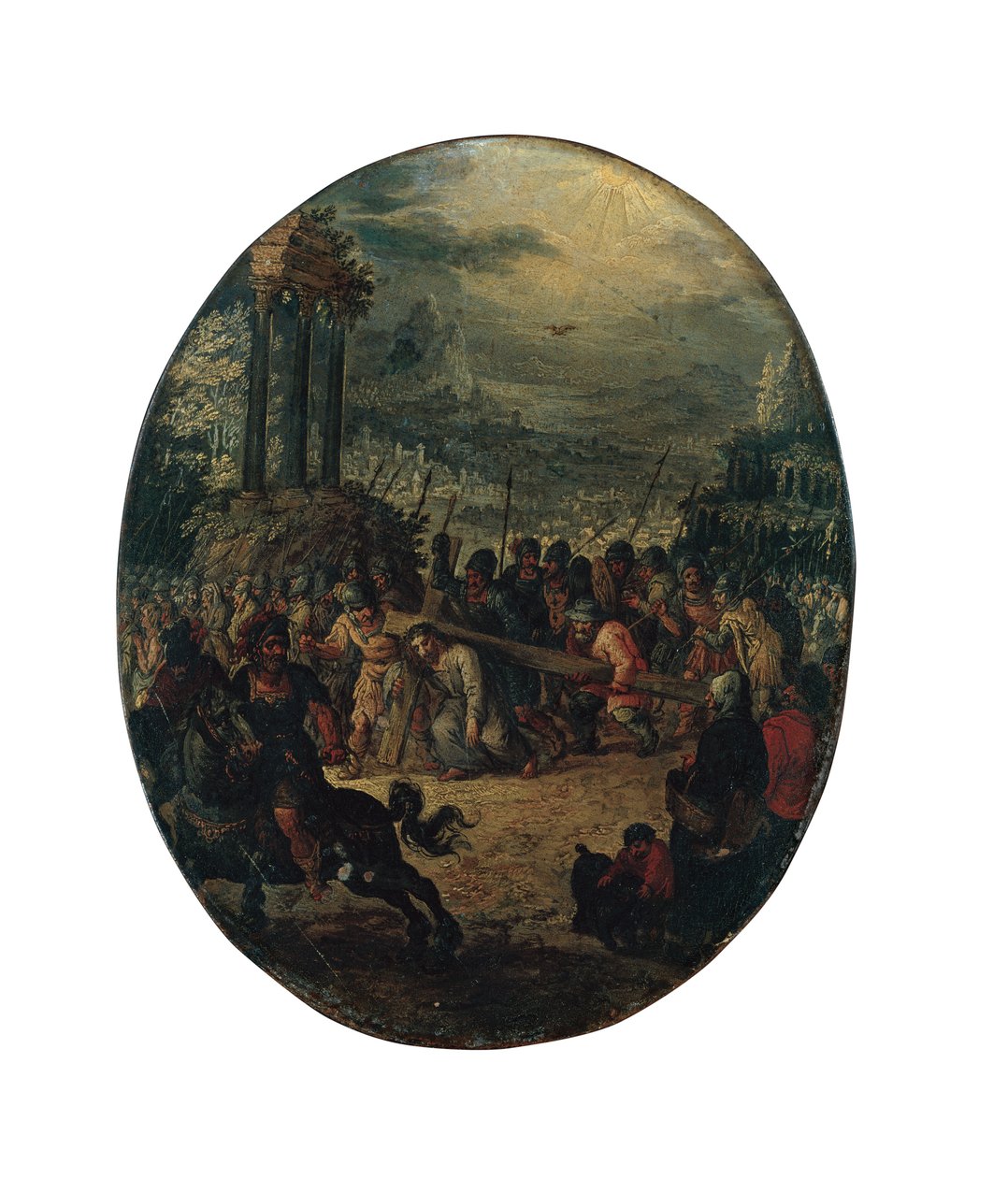 Krisztus a golgotai úton alkotó: Jan the Elder Brueghel