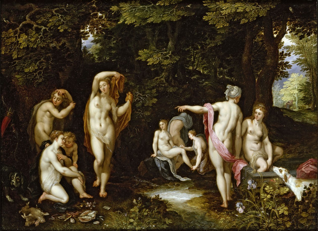 Diana és Actaeon, 1595 körül alkotó: Jan the Elder Brueghel