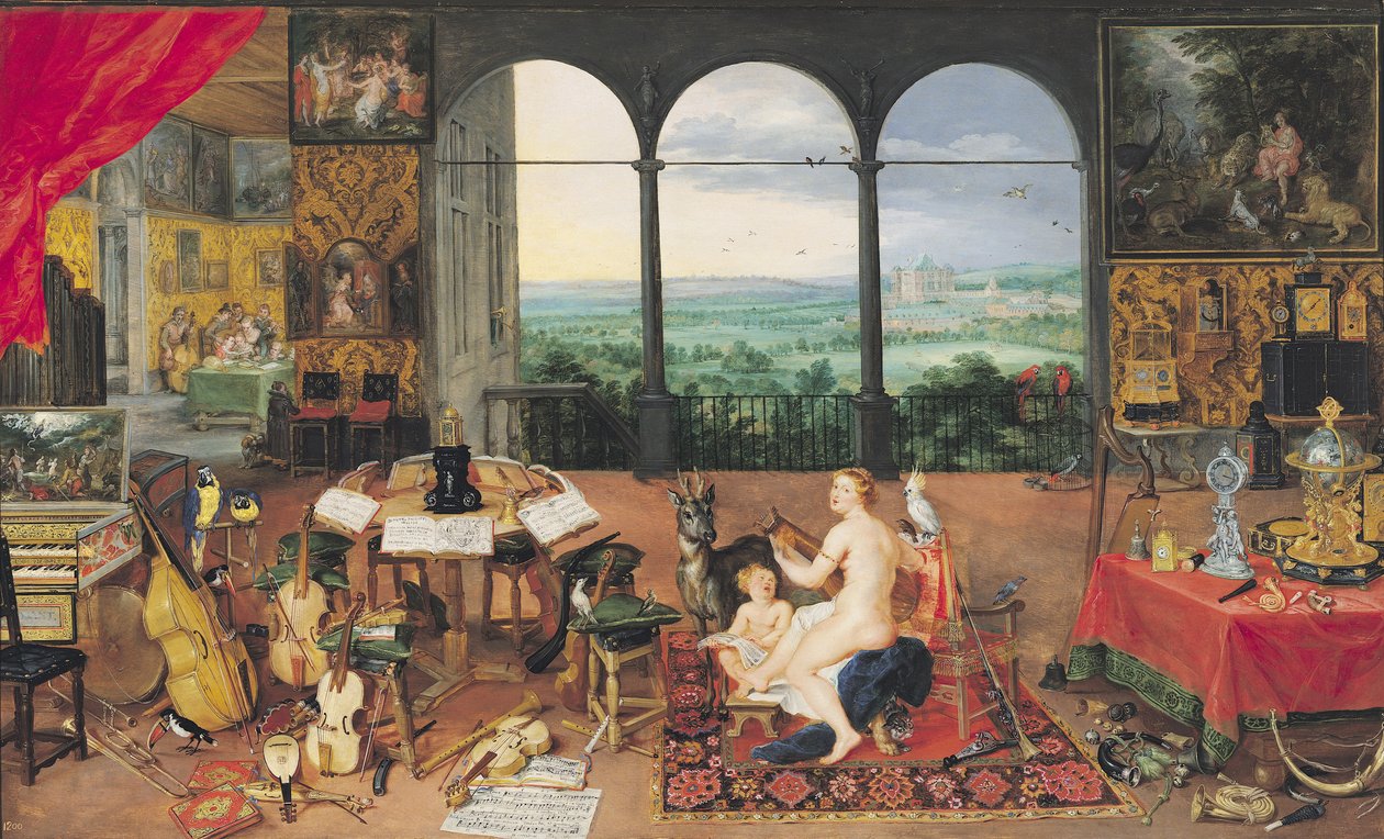 Hallás, 1617 alkotó: Jan the Elder Brueghel