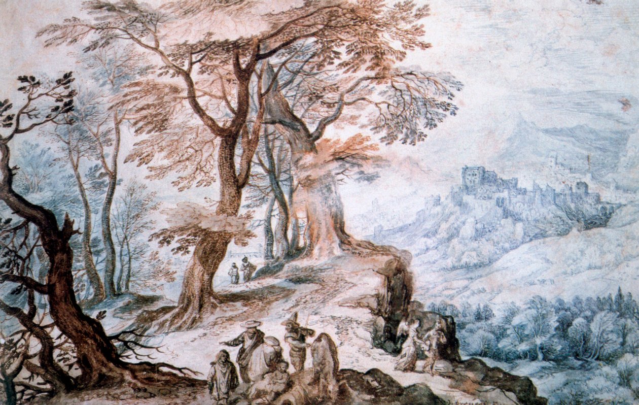 Átjárás a tájon, c1588-1625 alkotó: Jan the Elder Brueghel
