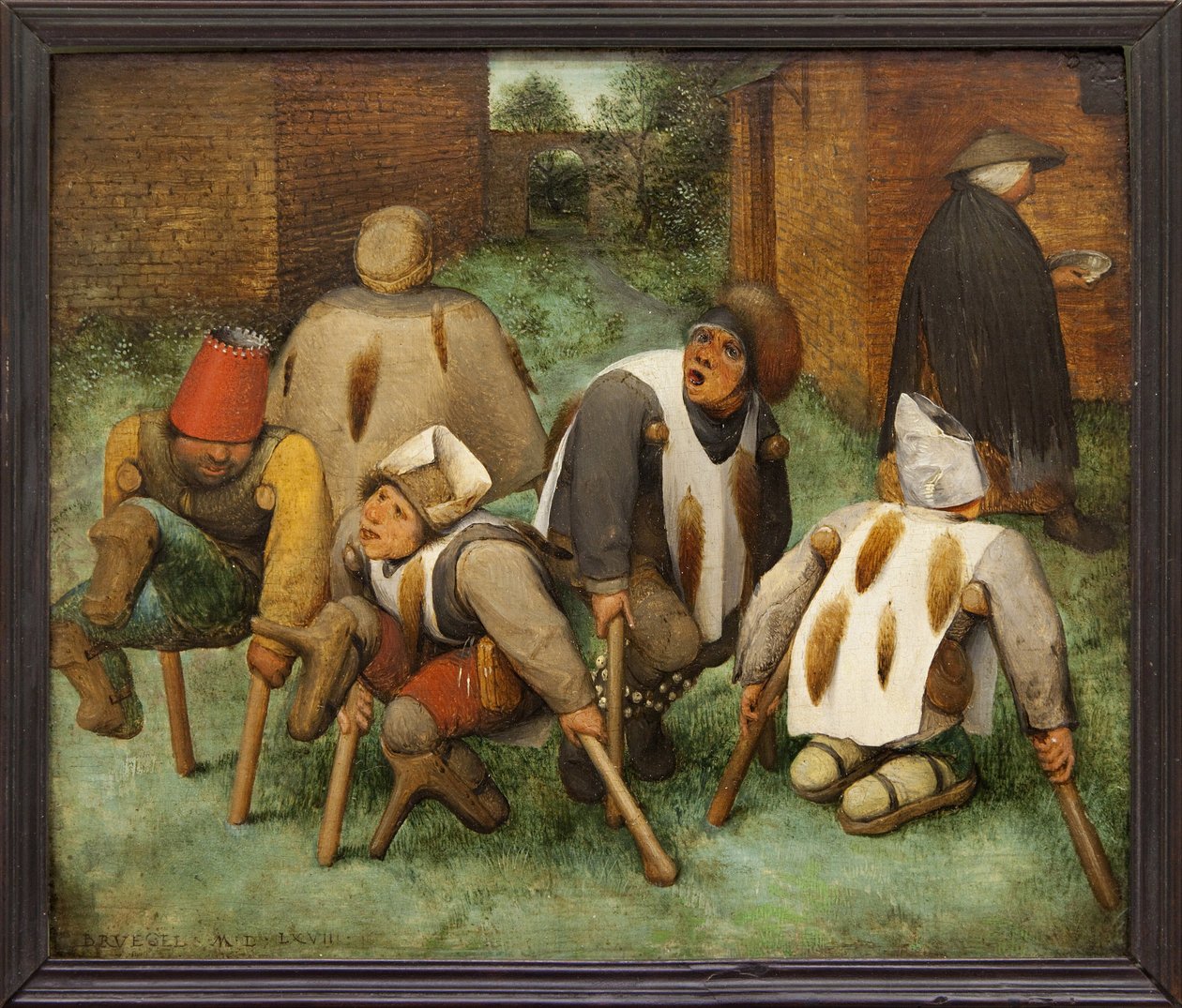 A koldusok (olaj a panelen) alkotó: Jan the Elder Brueghel