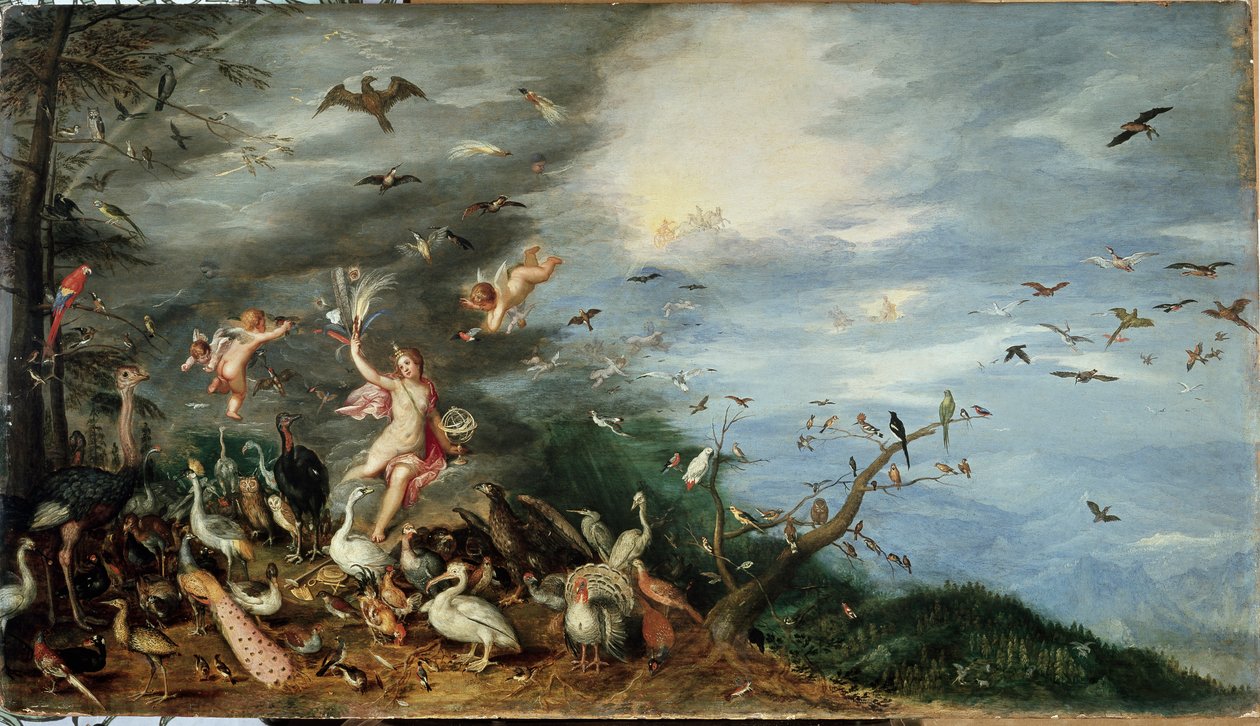 A négy elem: a levegő allegóriája (olaj a panelen alkotó: Jan the Elder Brueghel