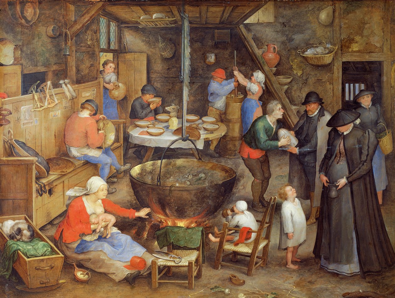 A farm látogatása alkotó: Jan the Elder Brueghel