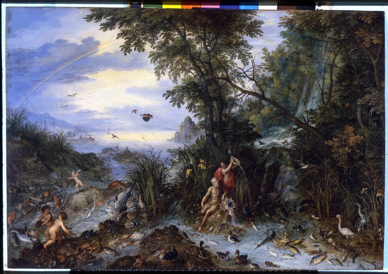 Víz. Brueghel Jan I festménye alkotó: Jan the Elder Brueghel