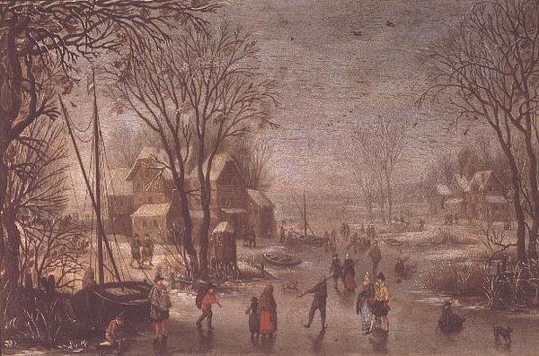 Téli jelenet alkotó: Jan the Elder Brueghel