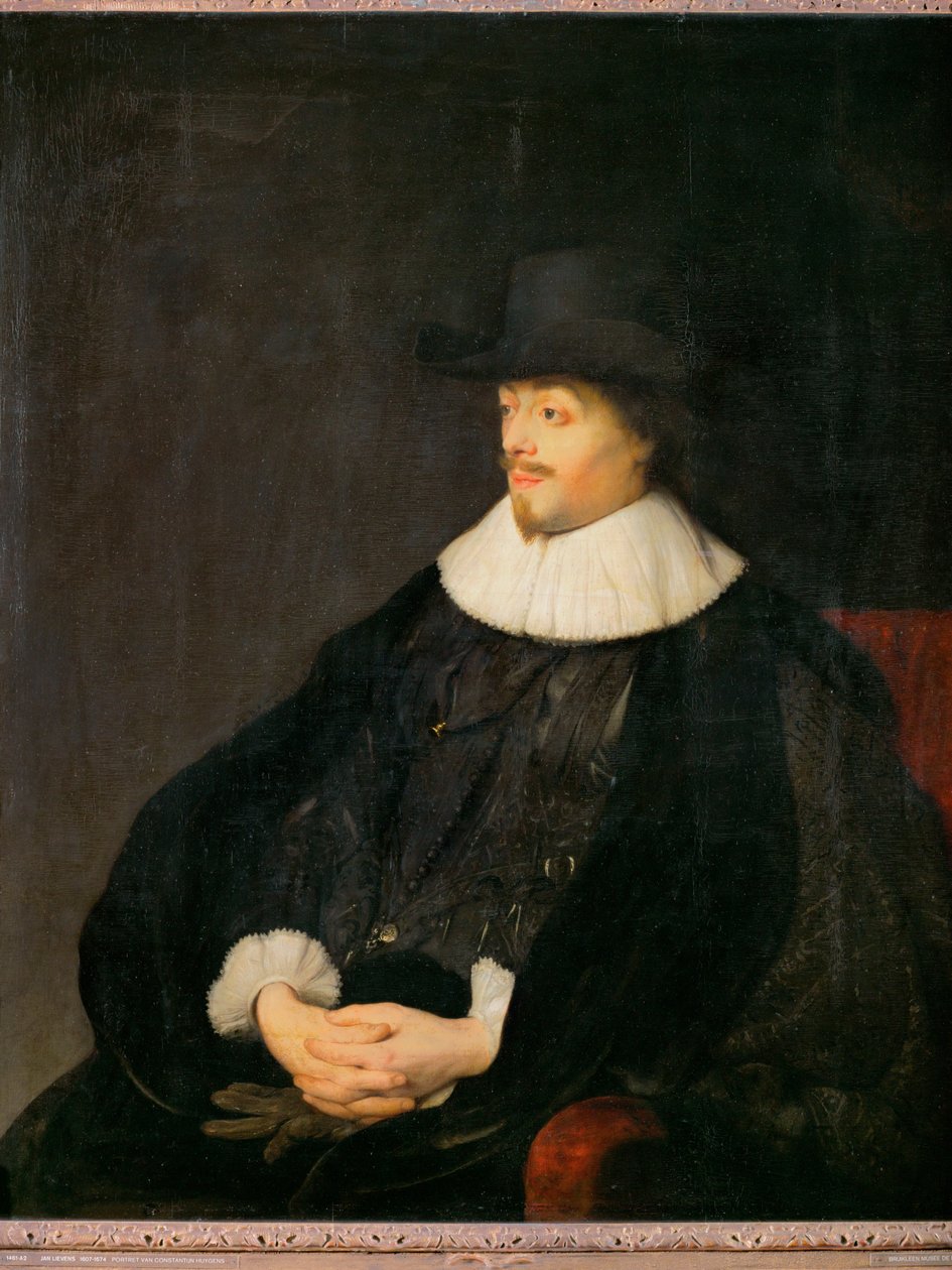 Constantijn Huygens, holland költő és művészbarát, Christiaan Huygens orvos apja ... (olaj, fa) alkotó: Jan the Elder Lievens