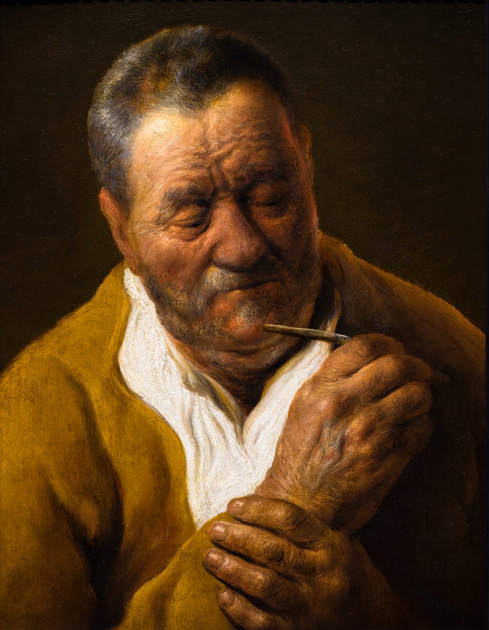 Férfi tollal alkotó: Jan the Elder Lievens