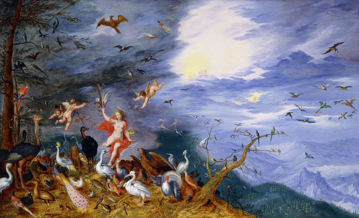 A levegő allegóriája, 1630 körül alkotó: Jan Brueghel the Younger