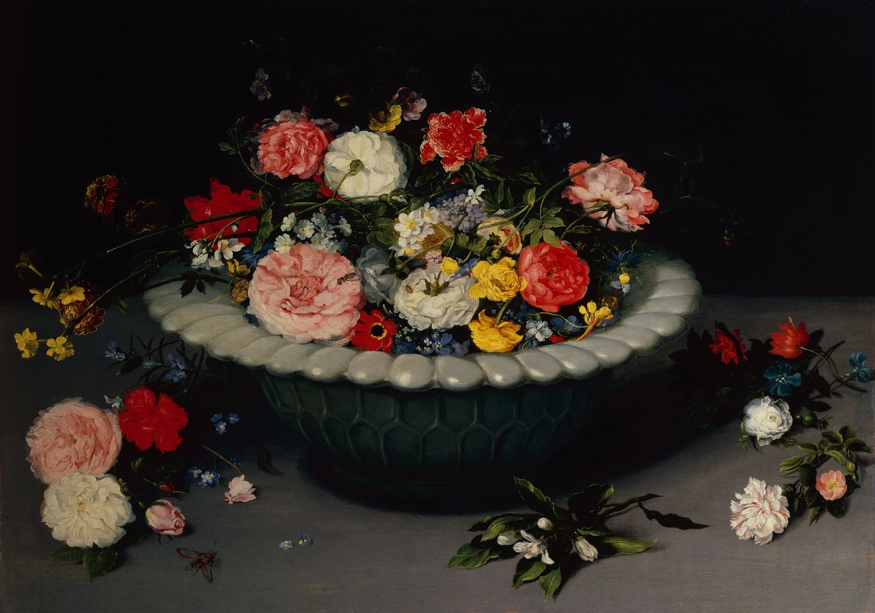 Virágcsendélet (olaj a panelen) alkotó: Jan the Younger Brueghel