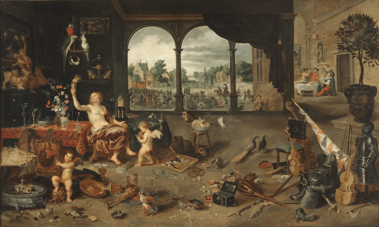 Az emberi élet hiúsága, 1631 alkotó: Jan Brueghel the Younger