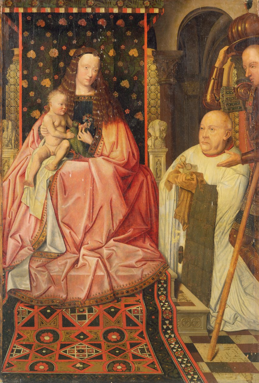 A Szűz és a Gyermek trónoló Szent György és van der Paele kanonok, 1436 körül alkotó: Jan van (after) Eyck