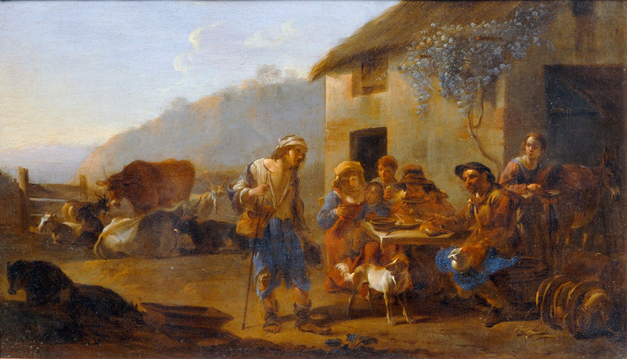 A koldus ... alkotó: Jan van Bike Miel