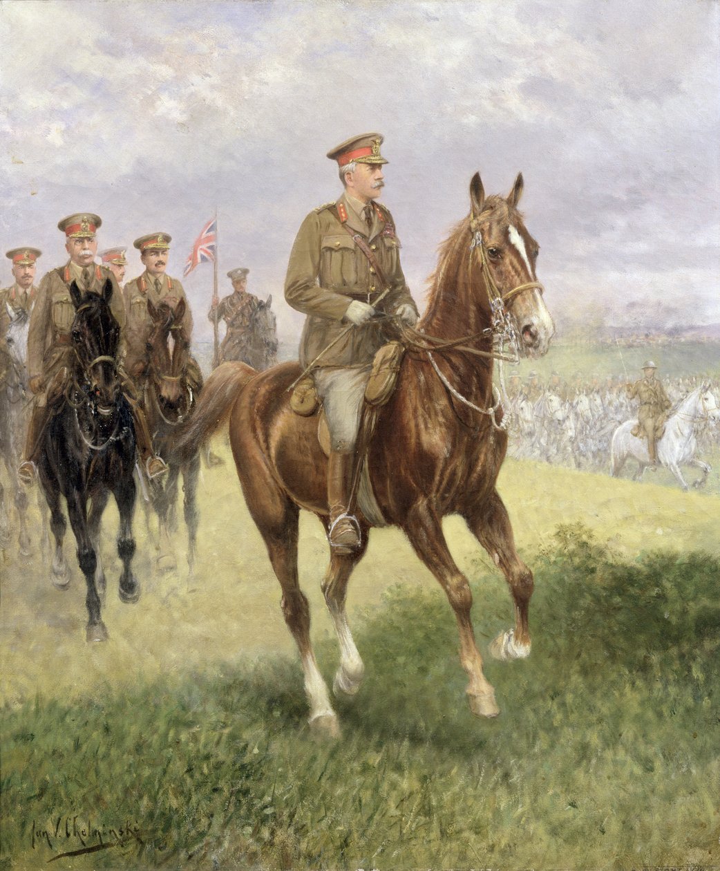 Haig tábornagy (1861-1928) alkotó: Jan van Chelminski