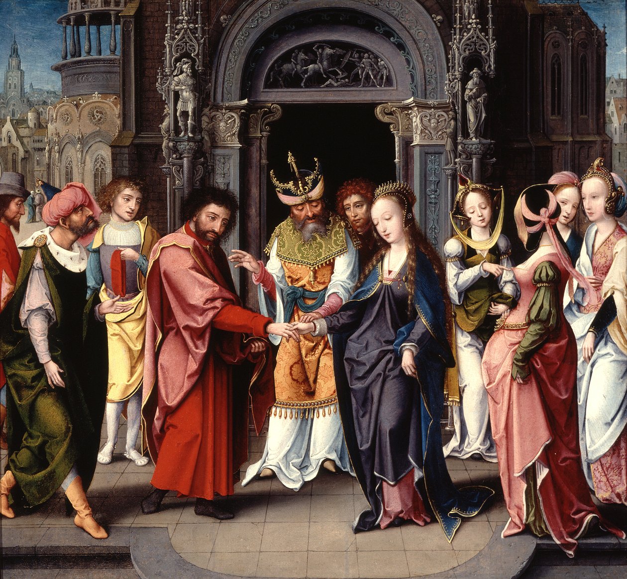 A Szűz házassága alkotó: Jan van Dornicke