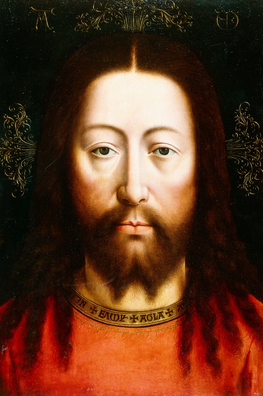 Triptichon Krisztussal, mint Salvator Mundival, alkotó: Jan van Eyck