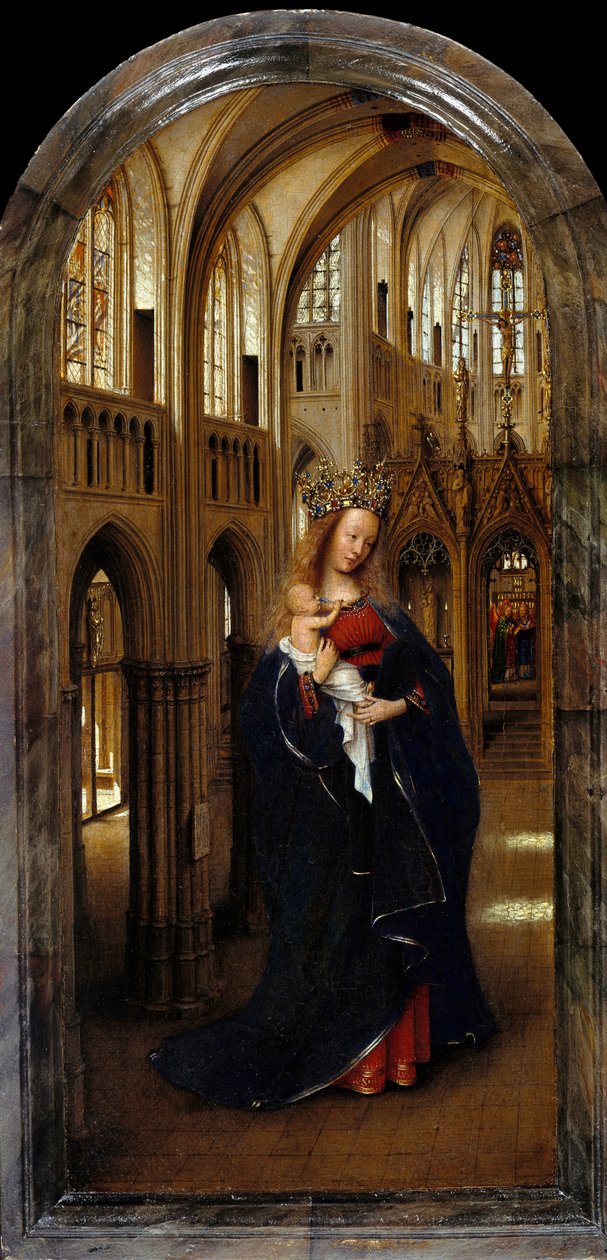 Német: Die Madonna in der Kirche A Madonna a templomban alkotó: Jan van Eyck
