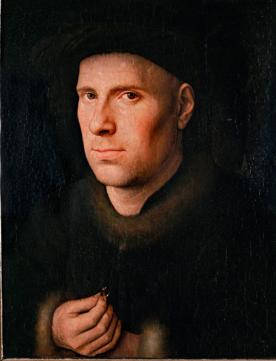 Jan de Leeuw, aranyműves ... (olaj tölgyfára) alkotó: Jan van Eyck
