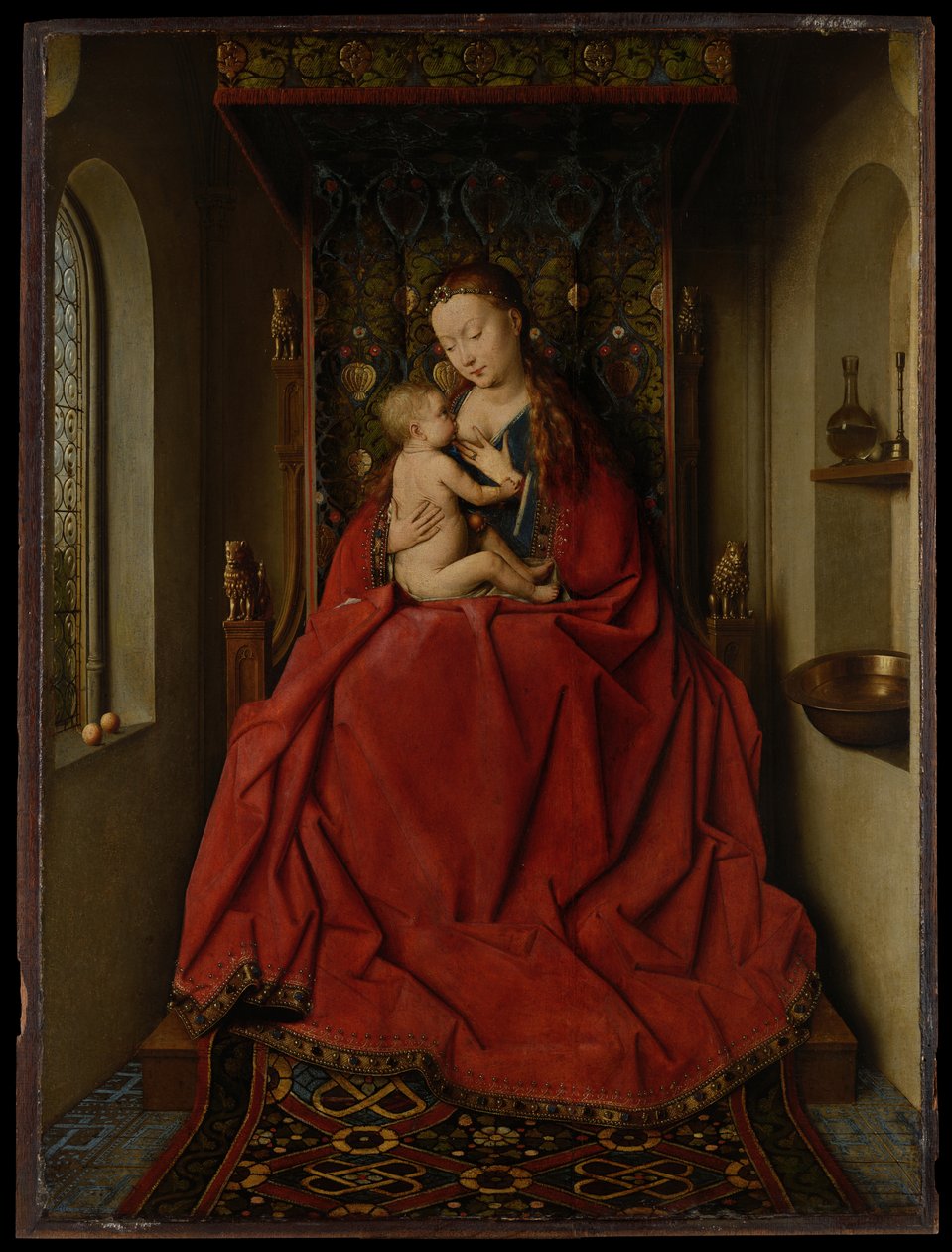 Lucca Madonna alkotó: Jan van Eyck