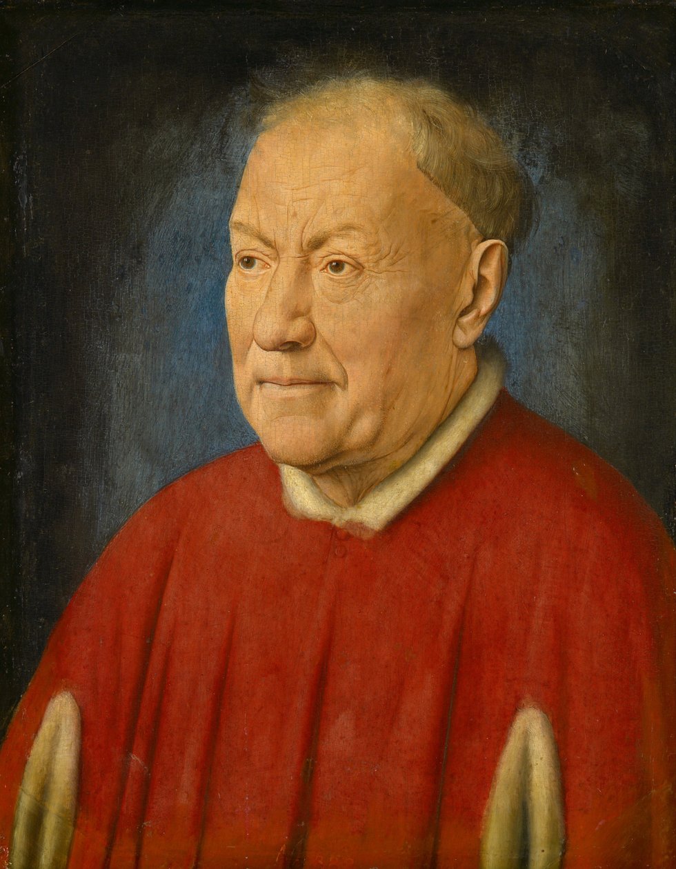 Nicholaes Albergati bíboros portréja alkotó: Jan van Eyck